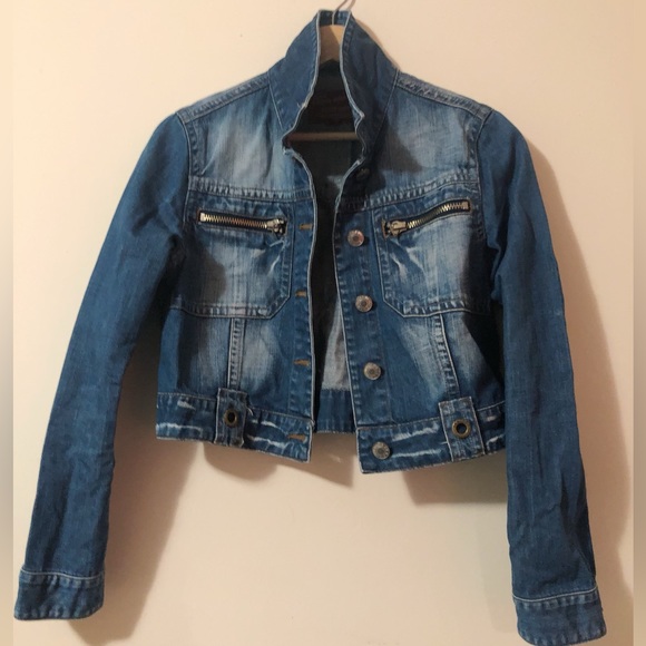 Jeans top - cropped style - Picture 2 of 8